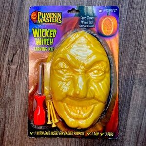 Pumpkin Masters Wicked Witch Halloween Pumpkin Jack O Lantern Carving Kit New